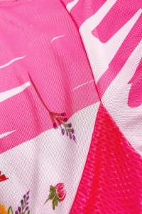 Personal Design Pink Long Sleeve Cycling Shirt Custom Zip-Up Printed Cycling Shirt Cycling Shirt Specialty Store SKCSCP023 detail view-3